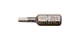 Бита (вставка) шестигранная 2,5х25мм. WERA