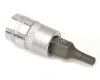 Головка торцевая со вставкой HEX Н3 1/4" Jonnesway L=37мм.