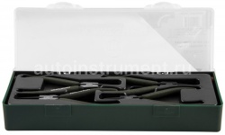 Ложемент - щипцы для стопорных колец 7" набор 4 пр. Jonnesway AG010002SC с пластиковой крышкой,