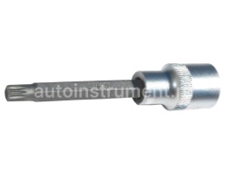 Головка торцевая со вставкой SPLINE М8 1/2" АВТОДЕЛО L=100mm 39608