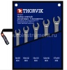 Набор ключей разрезных 5 шт. THORVIK 6-19мм. сумка 52055