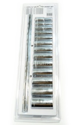 Набор головок Jonnesway 7/16"-1-1/4" удлин. на рельсе S05HD4213S