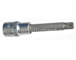 Головка торцевая со вставкой SPLINE М10 1/2" АВТОДЕЛО L=100mm 39610