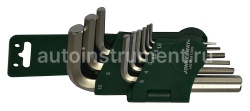 Набор шестигранников 9 шт. Jonnesway 1/2" 1,5-10мм. H01SM109S