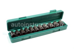 Набор головок 11 пр. Jonnesway 1/2" 10-24мм. ударн. S03А4111S