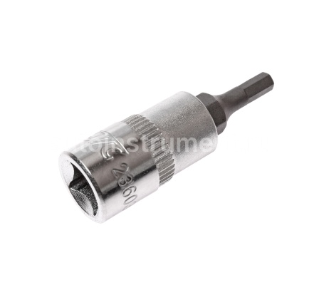 Головка с насадкой HEX 1/4" х H3, длина 37мм JTC-23603