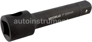 Удлинитель 1" 200мм. АВТОДЕЛО ударный CR-Mo 40034