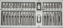Набор вставок 3/8"DR с держателями 40пр. ROCK FORCE RF-4401C