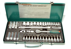 Набор головок 41 пр. Jonnesway 3/8" 6-24мм. S04H3141S