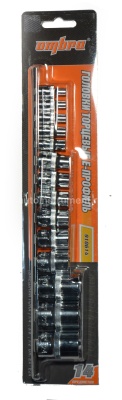 Набор головок 14 пр. OMBRA 1/2" 3/8" 1/4" TORX Е4-Е24