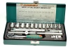 Набор головок 18 пр. Jonnesway 1/4" 4-13мм. S04H2118S