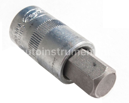 Головка торцевая со вставкой HEX Н14 1/2" АВТОДЕЛО L=55mm 39294