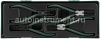 Ложемент - щипцы для стопорных колец 7" набор 4 пр. Jonnesway AG010002SC с пластиковой крышкой,