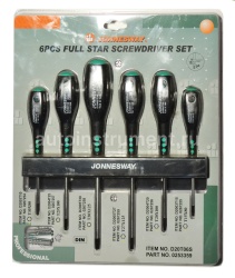 Набор отвёрток 6 шт. Jonnesway TORX T10-T30 D20T06S