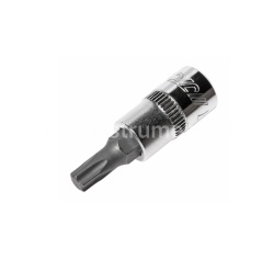 Головка с насадкой TORX 1/4" х T27H, с отверстием, длина 37мм JTC-23527