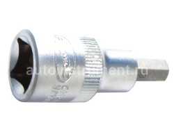 Головка торцевая со вставкой HEX Н8 1/2" АВТОДЕЛО L=55mm 39288