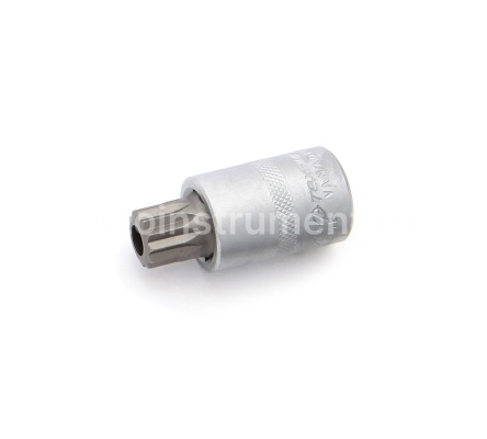 Головка со вставкой 1/2" SPLINE M16 с отверстием, длина 55 мм  ДЕЛО ТЕХНИКИ 625416