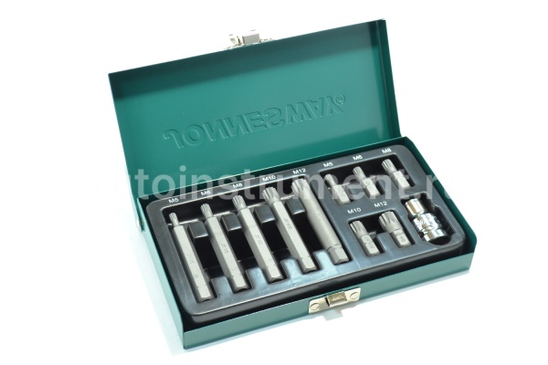 Набор бит (вставок) 11 пр. SPLINE M5-M12 Jonnesway S29H4111S