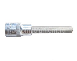 Головка торцевая со вставкой HEX Н10 1/2" АВТОДЕЛО L=100mm 39390