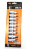Набор головок со вставкой TORX 9 пр. 1/2" Т20-Т60 АВТОДЕЛО планка 39835