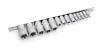 Набор головок TORX 1/4" (Е4-Е8); 3/8" (Е10-Е14); 1/2" (Е16-Е24) 14 штук ДЕЛО ТЕХНИКИ 623714