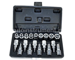 Набор головок TORX 19 пр. АВТОДЕЛО 1/2" Е10-Е24, Т20-Т70 39840