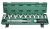 Ключ динамометрический 1/2" Jonnesway 40-200 HM со сменными рожковыми насадками 11пр. T30200NS