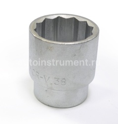 Головка торцевая 38мм. 3/4" АВТОДЕЛО 12 гр. 39038
