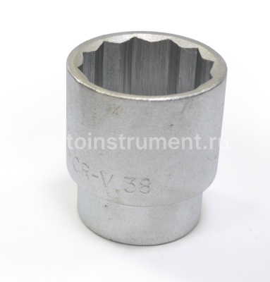 Головка торцевая 38мм. 3/4" АВТОДЕЛО 12 гр. 39038