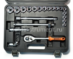 Набор головок 21 пр. АВТОДЕЛО 1/2" 8-32мм. 39821