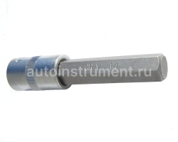 Головка торцевая со вставкой HEX Н14 1/2" АВТОДЕЛО L=100mm 39394
