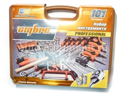 Набор инструмента OMBRA OMT101S (101 предметов) 1/4",1/2" 6 гр. пласт.кейс