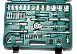 Набор инструмента Jonnesway SO4H52478S (78 предметов) 1/4" 5-12мм. 1/2" 12-32мм.