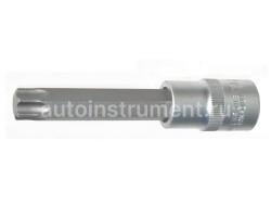 Головка торцевая со вставкой TORX Т60 1/2" АВТОДЕЛО L=100mm 39660