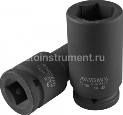 Головка торцевая 44мм. 3/4" Jonnesway CrMo удлиненная ударная S03АD6144