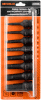 Набор головок 8 пр. АВТОДЕЛО 1/2" HEX Н5-Н19мм L=78mm ударных планка 39098