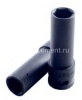 Головка торцевая 1/2"DR 6-гранная ударная удлиненная тонкостенная 19мм ROCK FORCE RF-4458519ТН