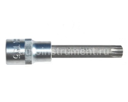 Головка торцевая со вставкой TORX Т55 1/2" АВТОДЕЛО L=100mm 39655