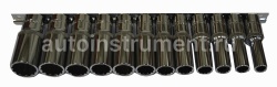 Набор головок 12 пр. OMBRA 1/2" 10-24мм. 12 гр. удлинн.