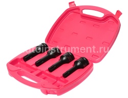 Набор головок ударных TORX 3/4" T70-T100. длина 105мм (в кейсе) 4шт JTC-J604LT