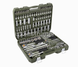 Набор головок и принадлежностей 1/4", 3/8", 1/2" 151 предмет Дело Техники 620851
