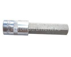 Головка торцевая со вставкой HEX Н17 1/2" АВТОДЕЛО L=100mm 39397