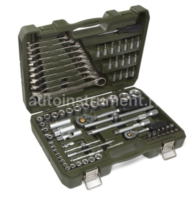 Набор головок 1/4", 1/2" с комбинированными ключами 82 предмета ДЕЛО ТЕХНИКИ 620782